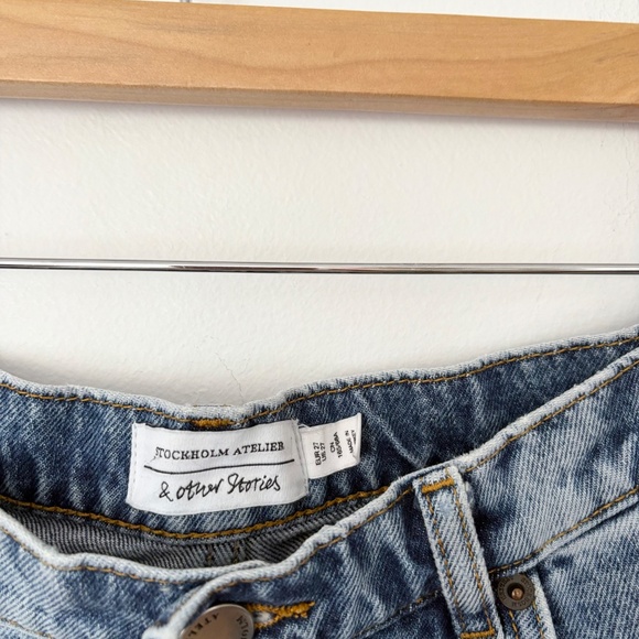 & other stories tapered high waist jeans - Picture 3 of 4